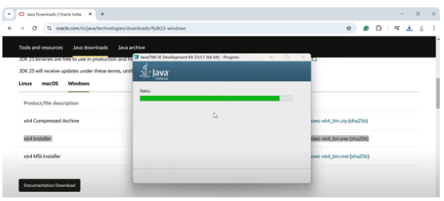 Choose the installation directory