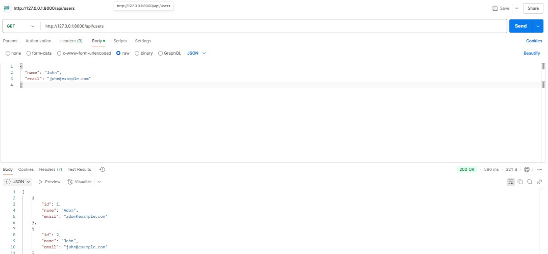 Add another detail to the JSON using the POST method