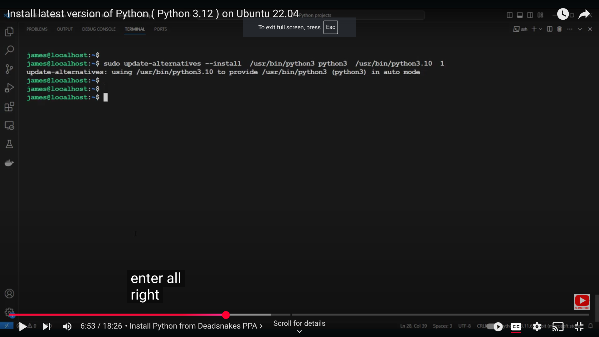 path to the Python directory.