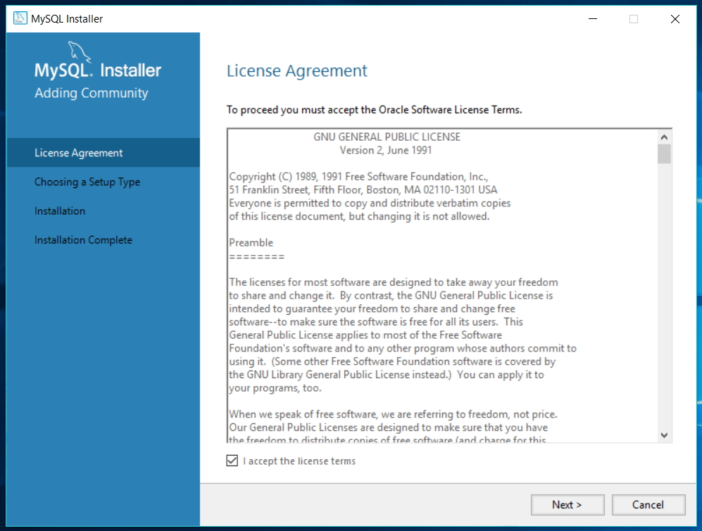 Accept License Agreement Accept License Agreement