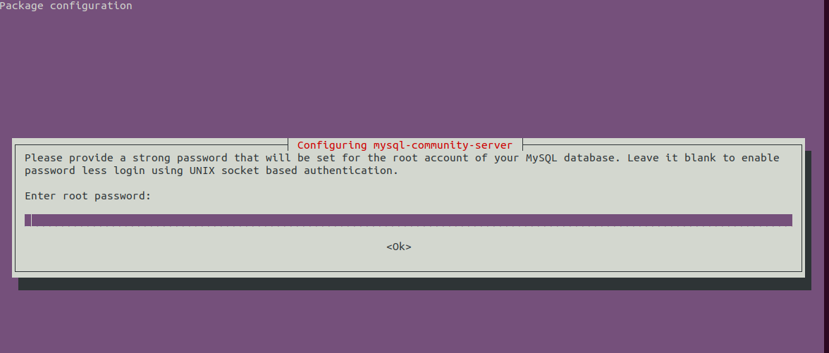 Configure Password Configure Password