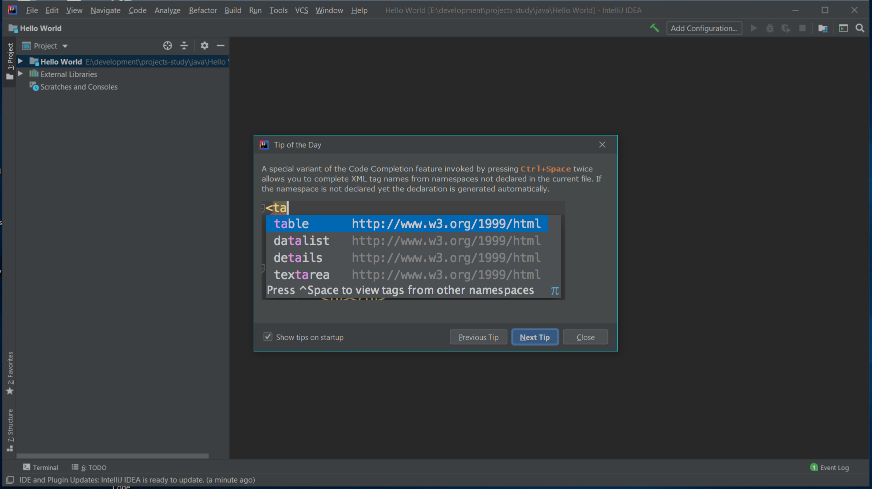 IntelliJ IDEA IDE IntelliJ IDEA IDE