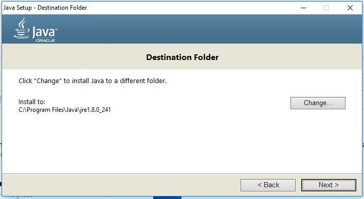 Java Installation - JRE Java Installation - JRE