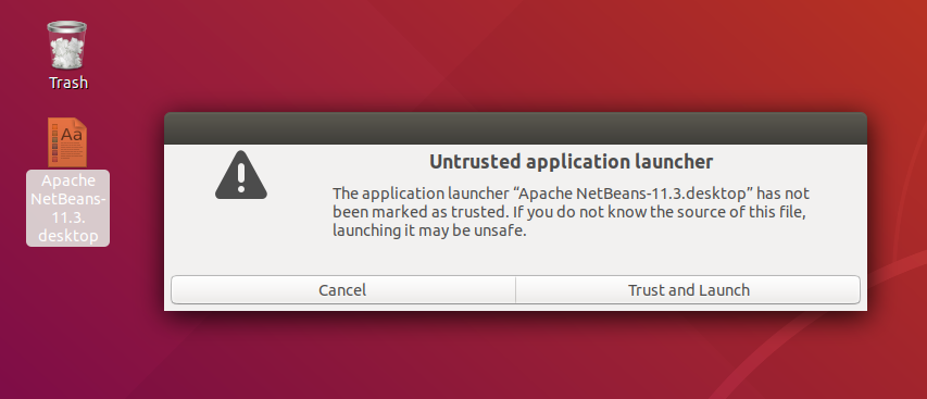 NetBeans - Desktop Launcher NetBeans - Desktop Launcher