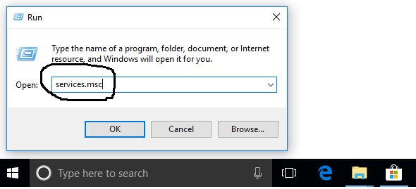 Windows - Run Panel Windows - Run Panel