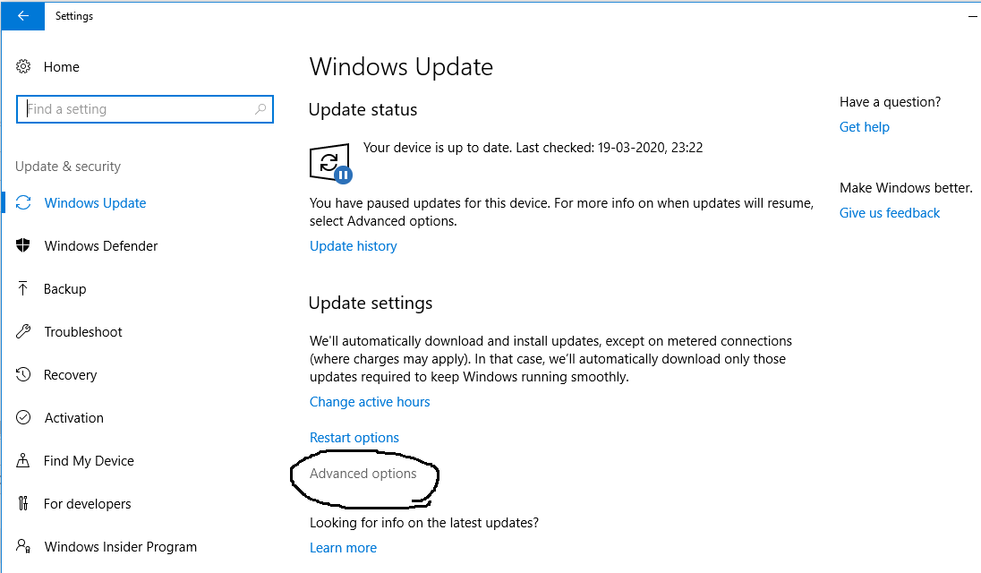 Windows Update Windows Update