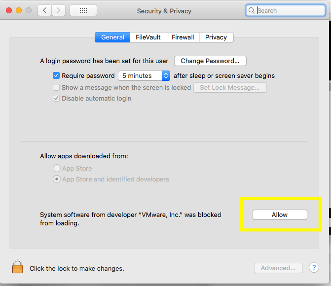 VMware Fusion - Permissions VMware Fusion - Permissions