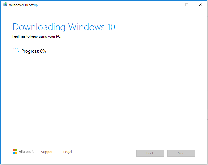 Windows 10 - Download Progress Windows 10 - Download Progress