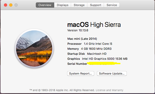 macOS Version - Info macOS Version - Info