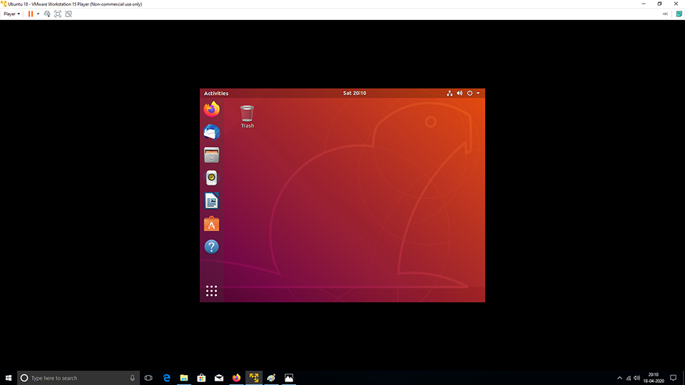 VMware Tools - Ubuntu - Full Screen VMware Tools - Ubuntu - Full Screen