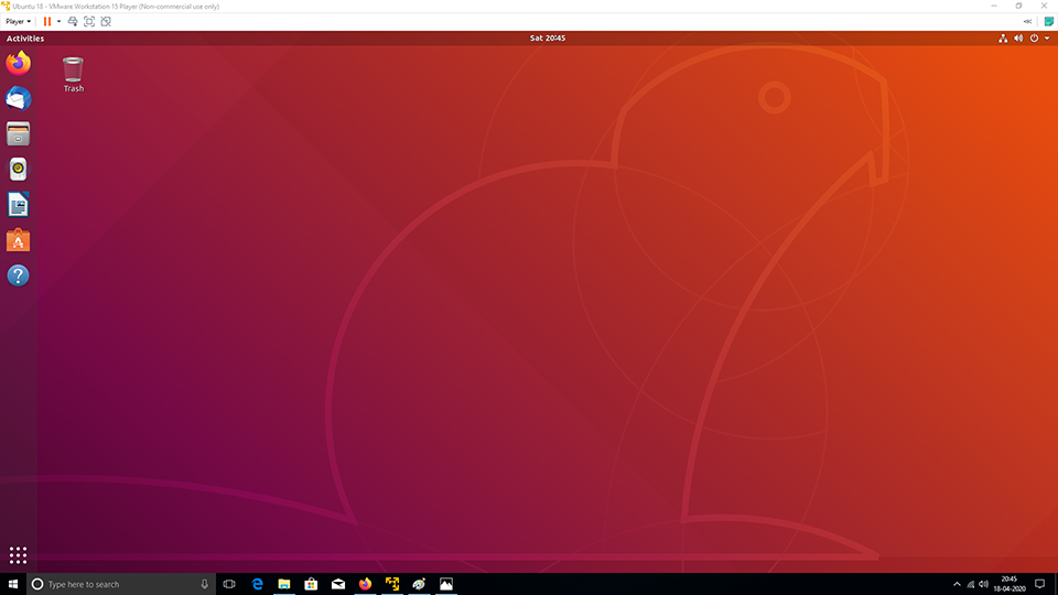 VMware Tools - Ubuntu - Full Screen VMware Tools - Ubuntu - Full Screen