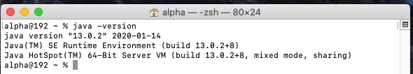 Java 14 - Mac - System Check Java 14 - Mac - System Check