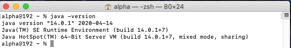 OpenJDK 14 - Mac - System Checks OpenJDK 14 - Mac - System Checks