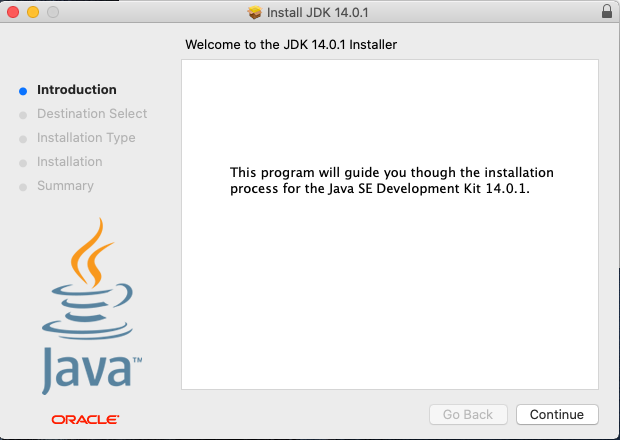 Java 14 - Mac - Install - Welcome Java 14 - Mac - Install - Welcome