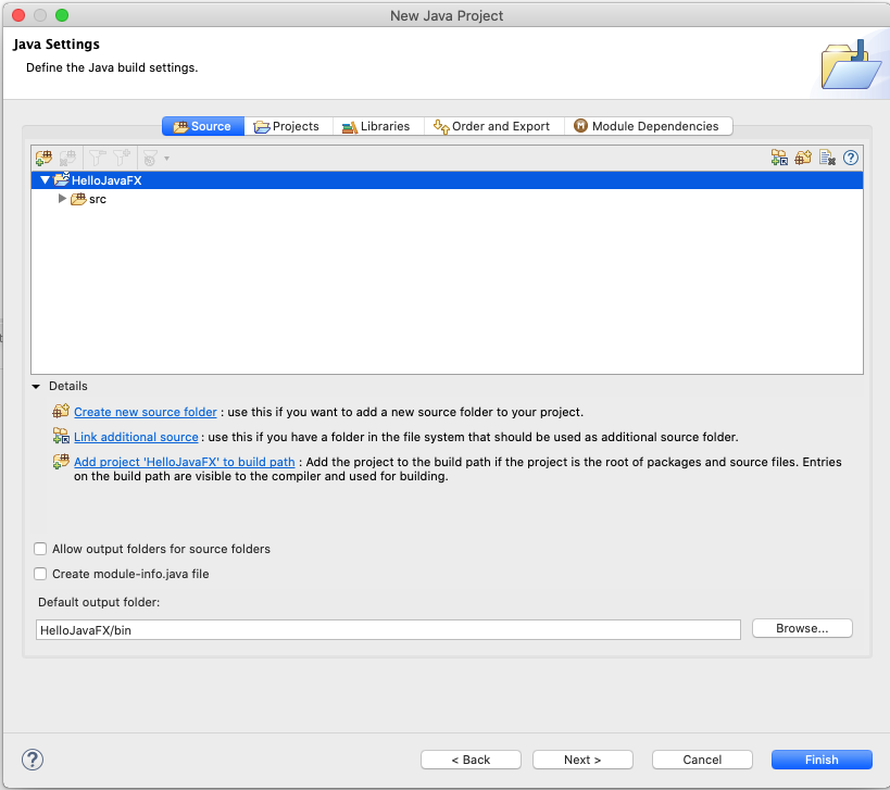 JavaFX - Eclipse - Configure Project JavaFX - Eclipse - Configure Project
