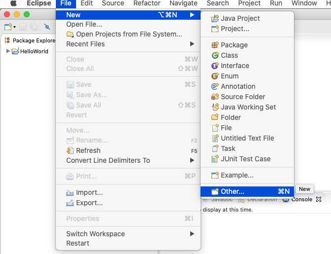 JavaFX - Eclipse - New Project JavaFX - Eclipse - New Project