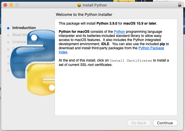 Install Python 3.9 On Mac - Introduction Install Python 3.9 On Mac - Introduction