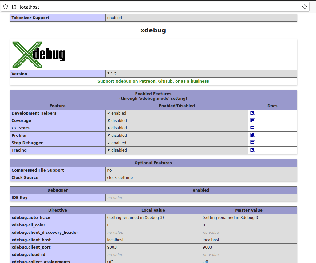 Debug PHP using Xdebug and NetBeans on Ubuntu - Verify Xdebug Debug PHP using Xdebug and NetBeans on Ubuntu - Verify Xdebug