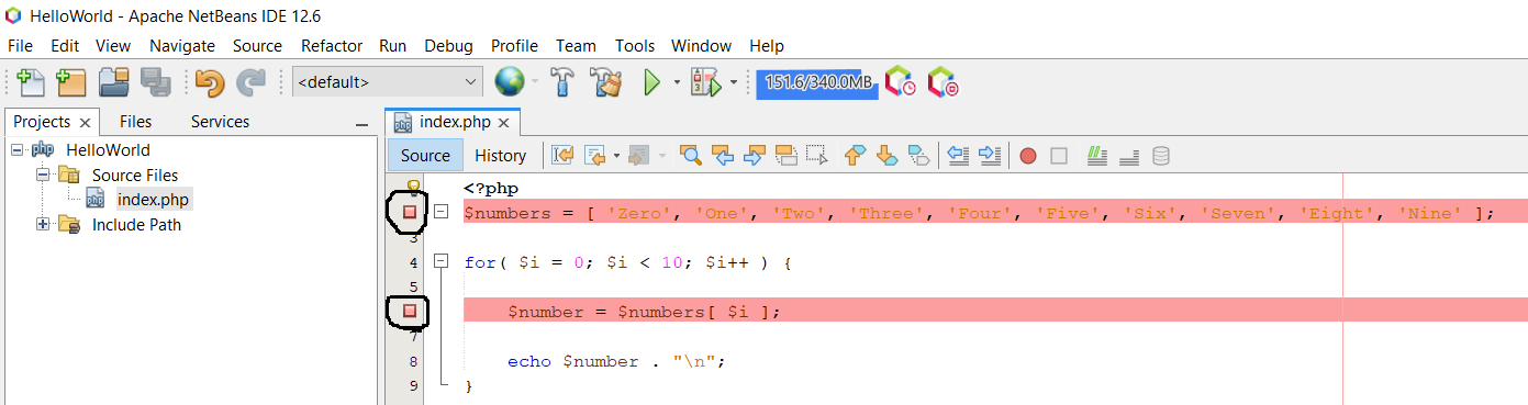Debug PHP using Xdebug and NetBeans On Windows - Breakpoints Debug PHP using Xdebug and NetBeans On Windows - Breakpoints