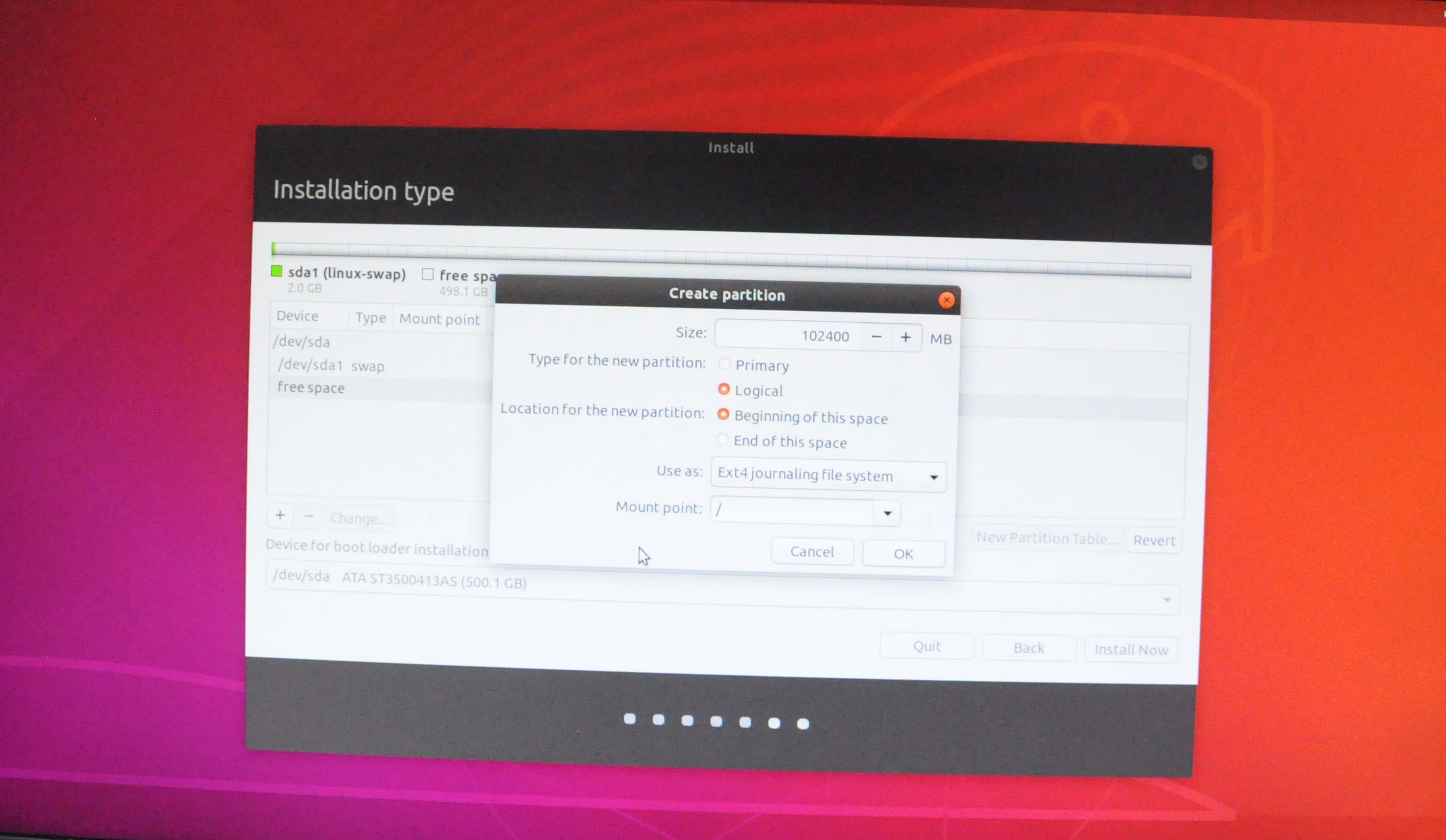 Root Partition