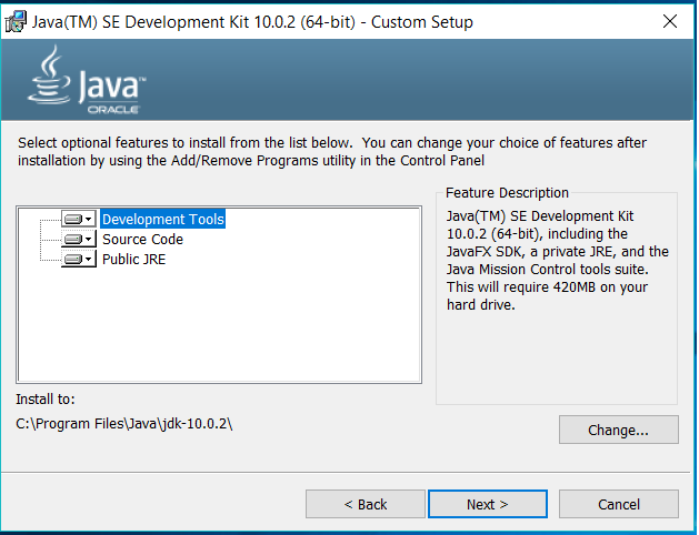 Java Install Location