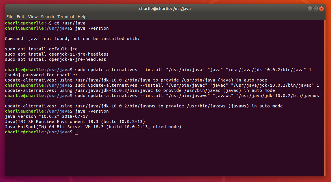 Java Commands Java Commands