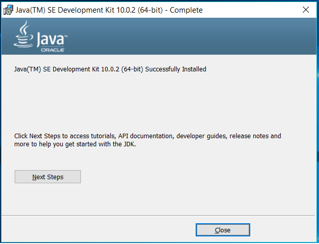 Java Installed