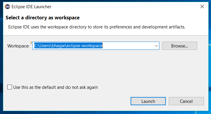 Eclipse Workspace