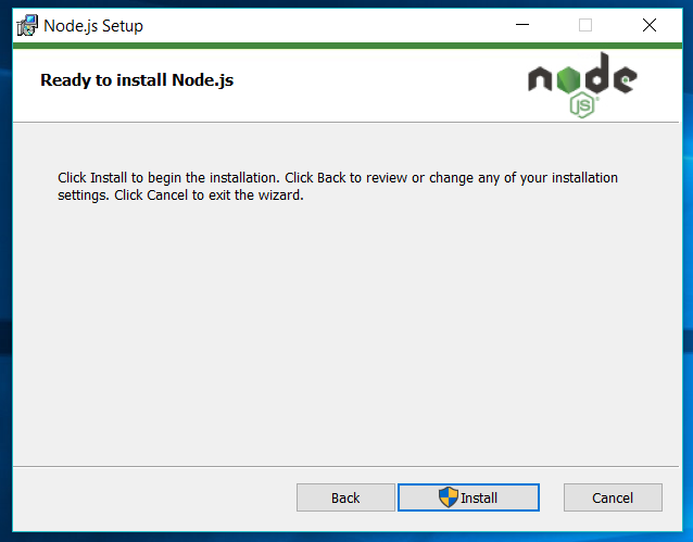 Confirm Installation Confirm Installation