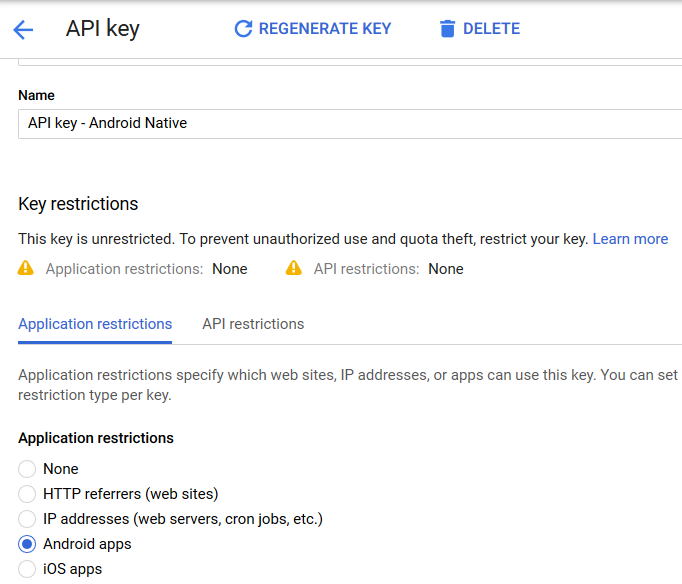 Restrict Key Restrict Key