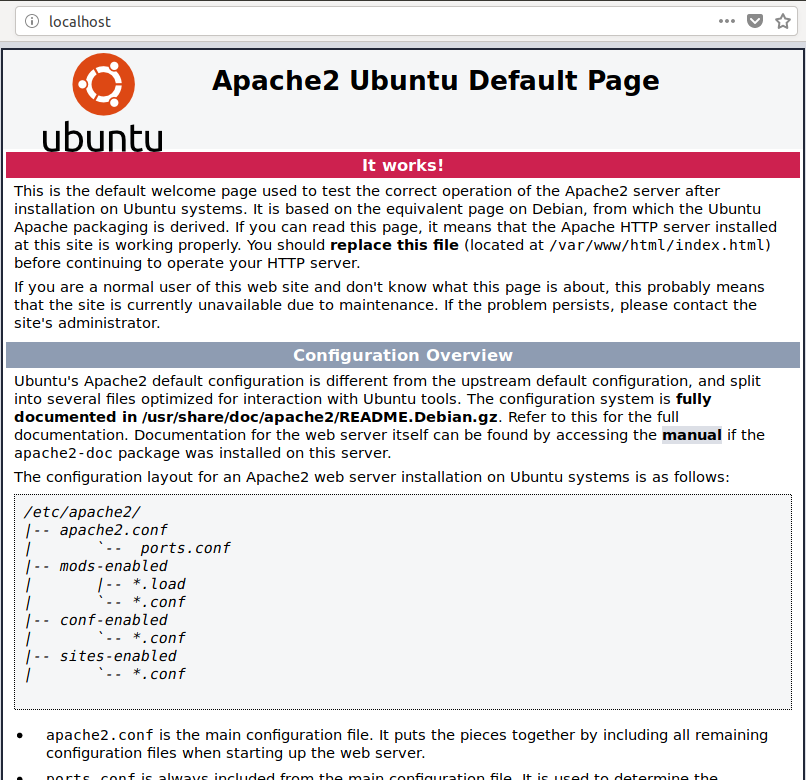 Apache 2 Welcome Page Apache 2 Welcome Page