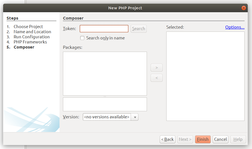 Configure Composer Configure Composer