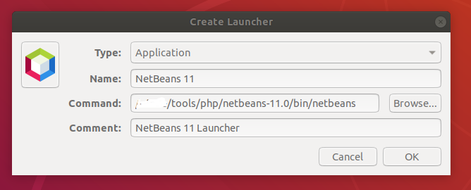 NetBeans 11 Launcher