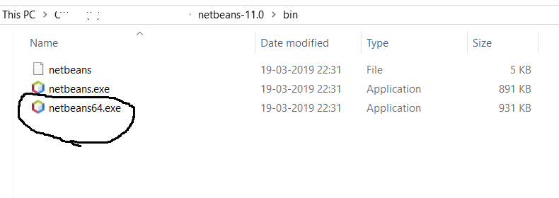 NetBeans 11 Executables NetBeans 11 Executables