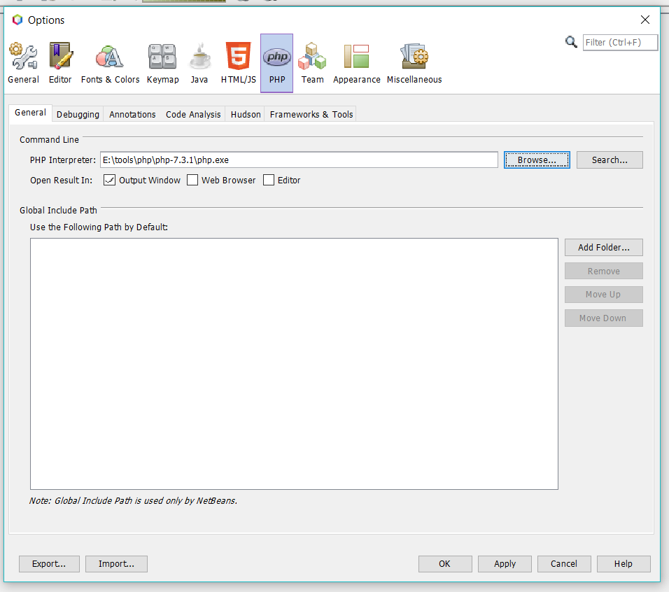 Configure PHP Interpreter Configure PHP Interpreter