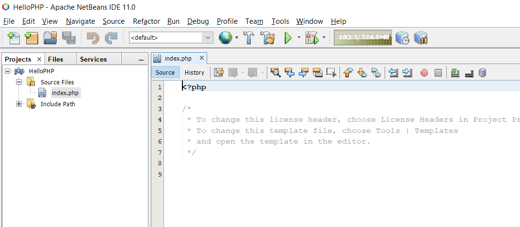 Default Project Files Default Project Files