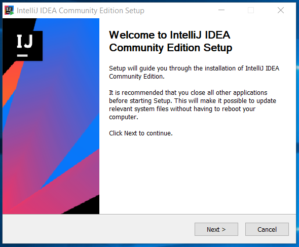 IntelliJ IDEA Welcome