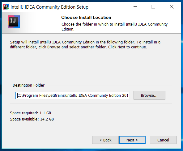 IntelliJ IDEA Installation Location