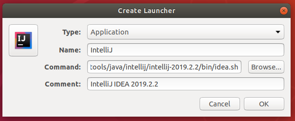 Intellij IDEA Desktop Shortcut Intellij IDEA Desktop Shortcut