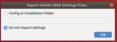 Intellij IDEA Import Settings Intellij IDEA Import Settings