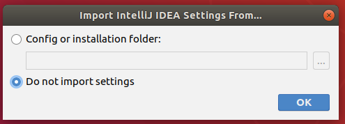 Intellij IDEA Import Settings