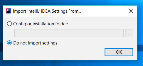 IntelliJ IDEA Import Settings IntelliJ IDEA Import Settings