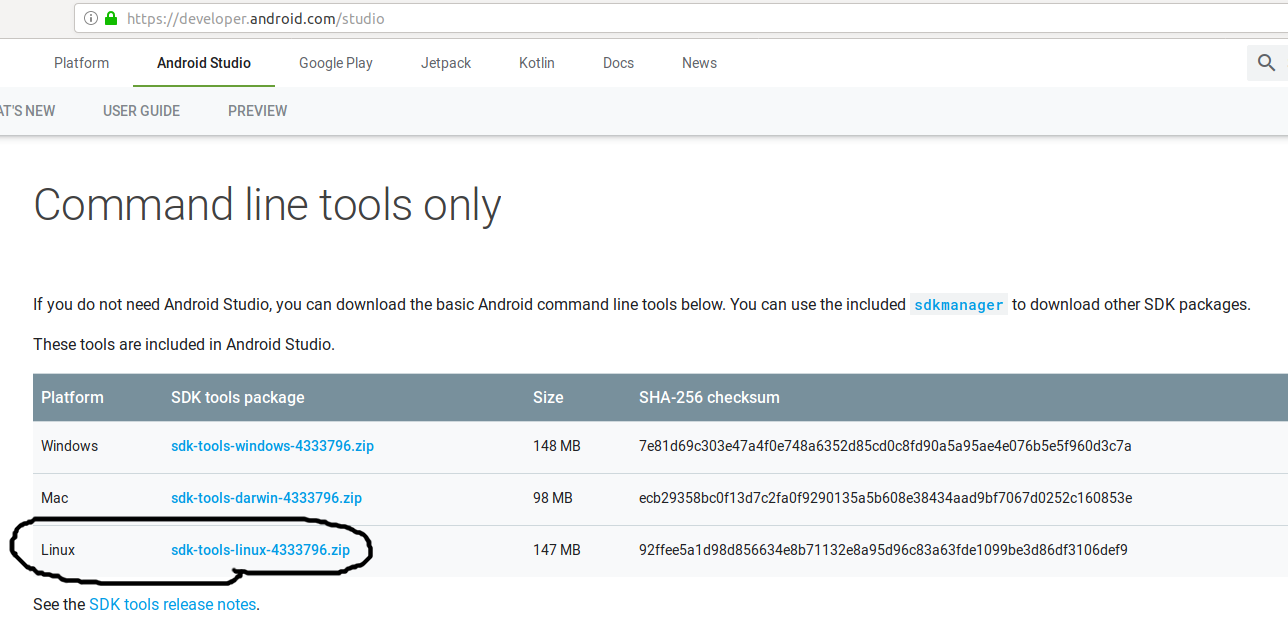 android sdk download linux android sdk download linux