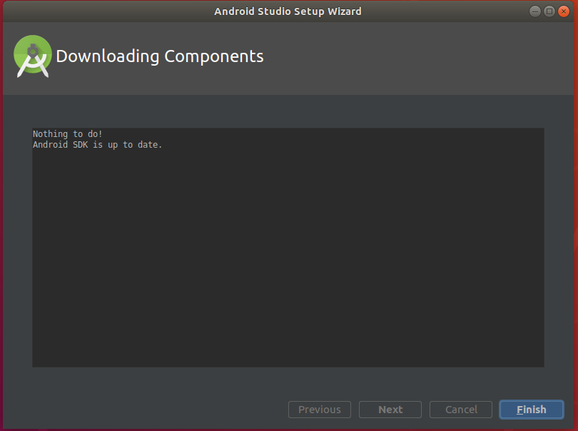 Android Studio Download Components