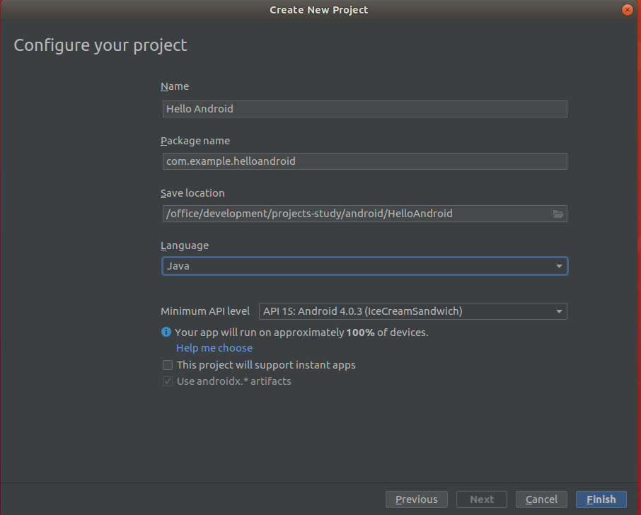 Android Studio Project Configuration Android Studio Project Configuration