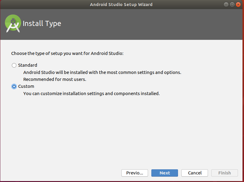 Android Studio Type Android Studio Type