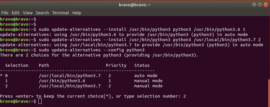 Python on Ubuntu