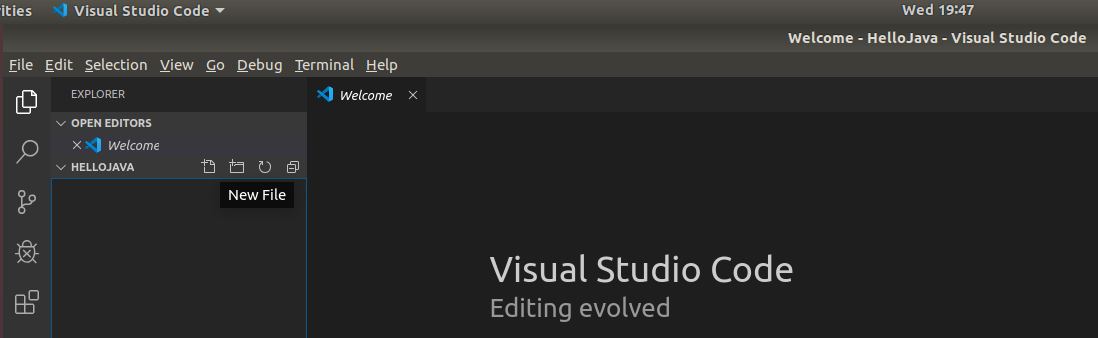 VSCode Java File