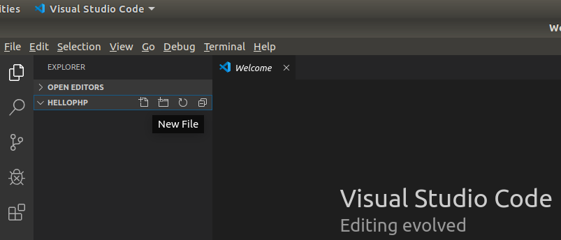 VSCode PHP Create File VSCode PHP Create File
