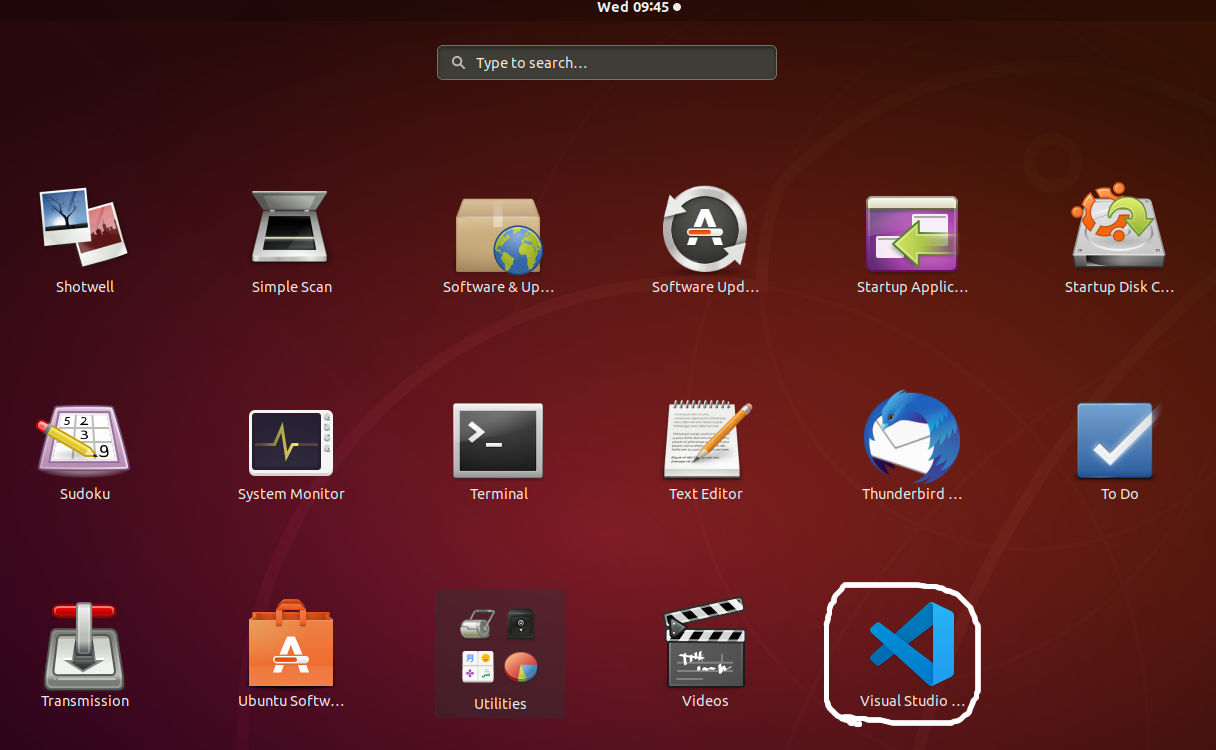 VSCode Application VSCode Application